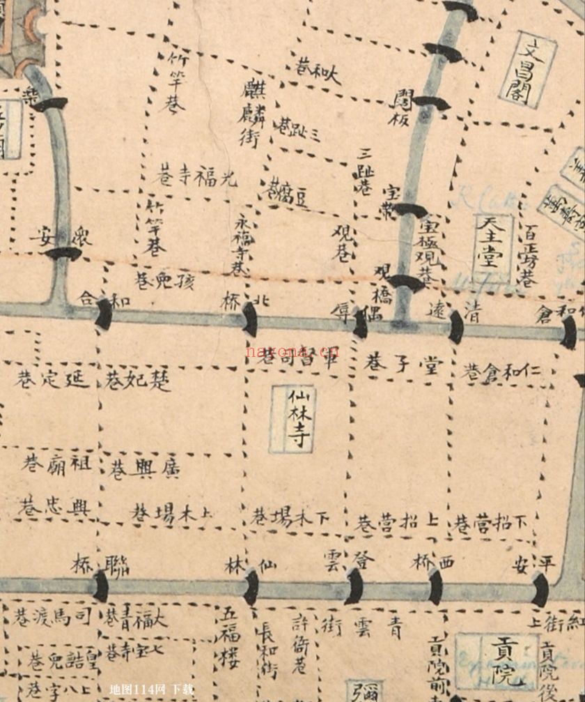 1727年清杭城西湖江干湖墅图