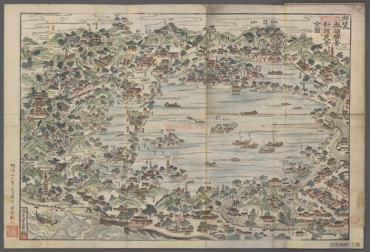 御览西湖胜景新增美景全图高清原图