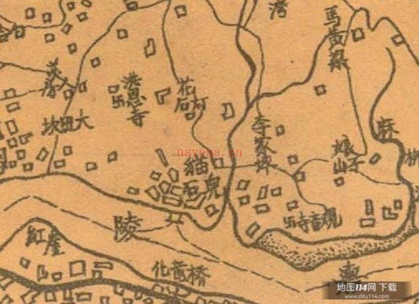 民国三十三年重庆市明细全图