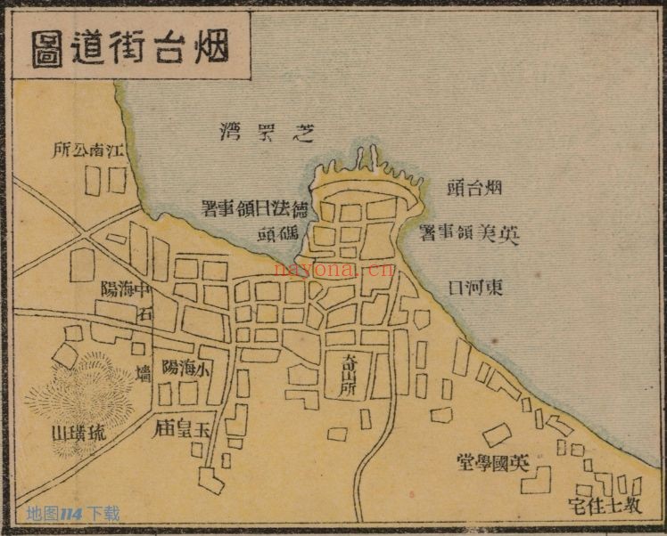 1930年山东省分县图
