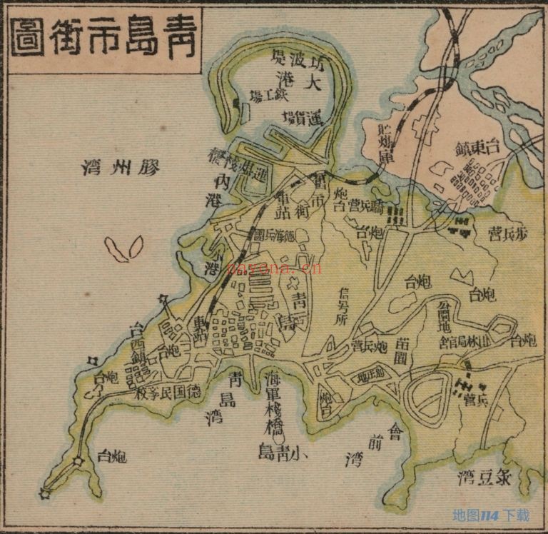 1930年山东省分县图