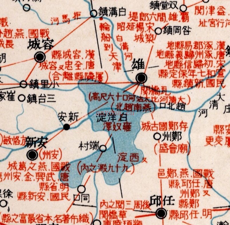 1934年民国河北省历史地图(日绘)
