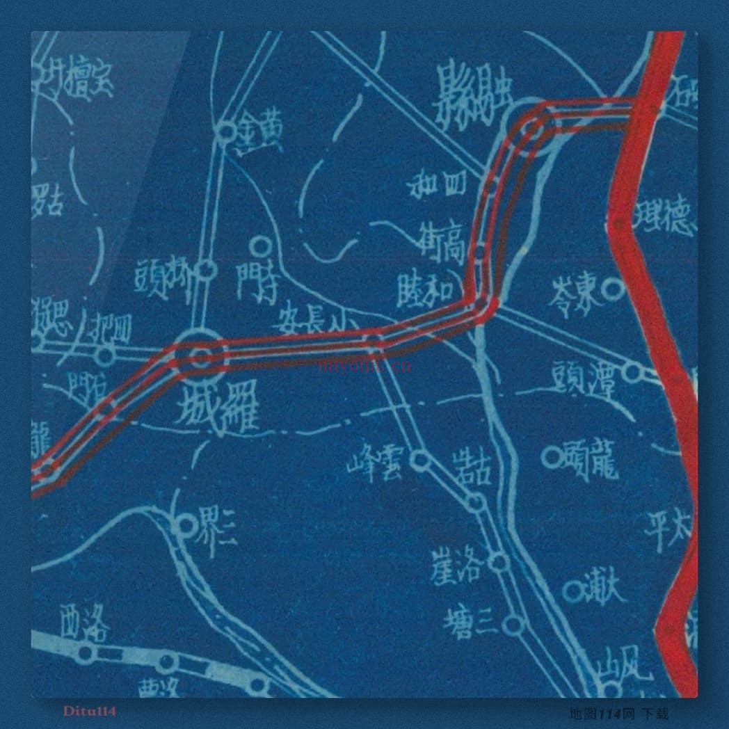 民国广西省老地图原图资源包（105幅）