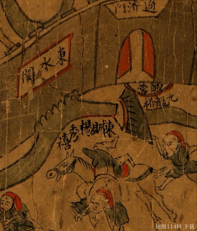 1853清军围攻南京太平天国图