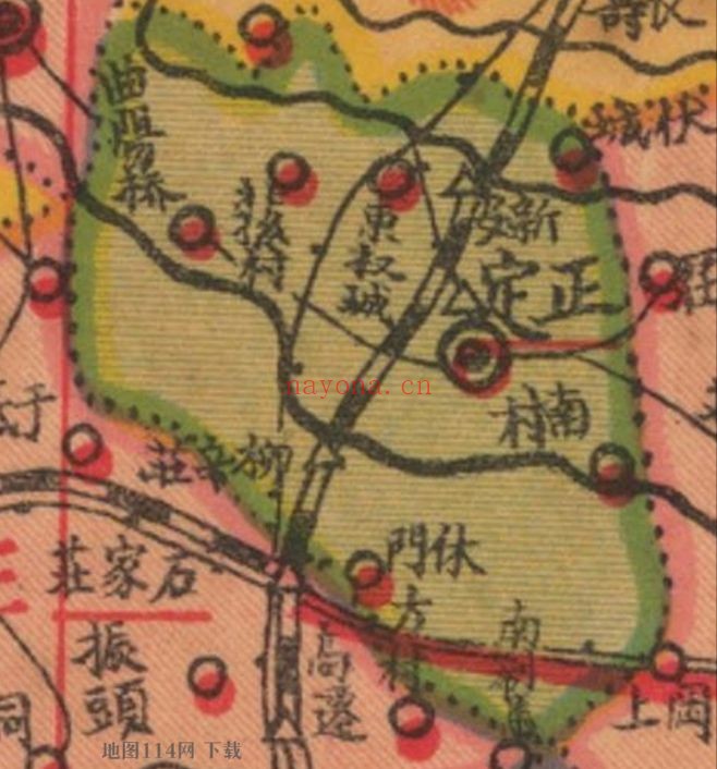 民国河北省明细地图
