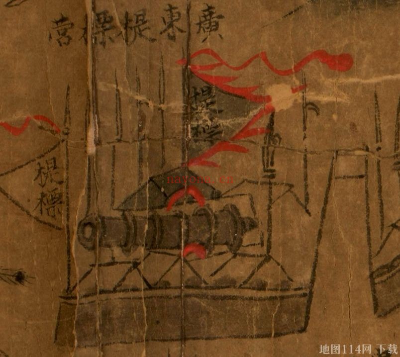 1853清军围攻南京太平天国图