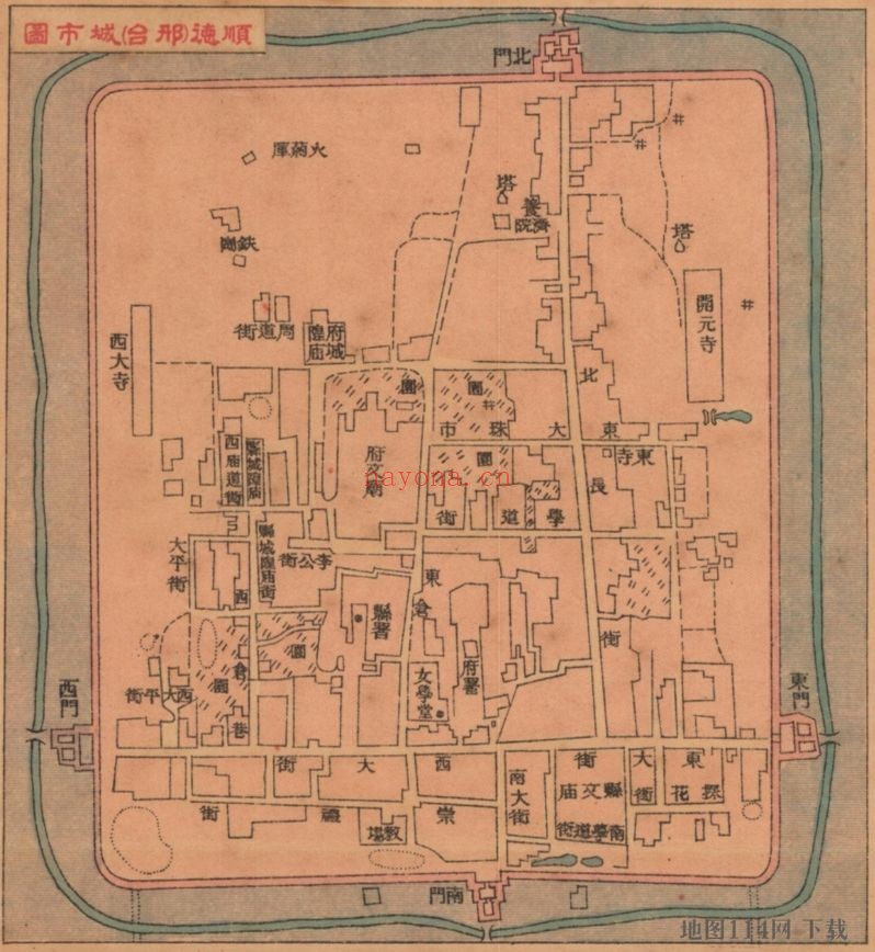 民国河北省明细地图