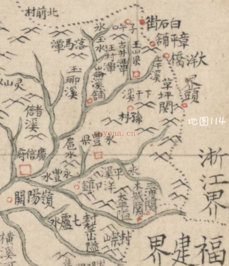 1722年江西舆图-皇舆全览
