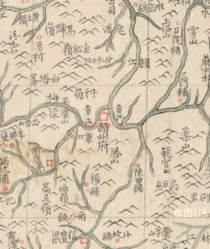 1722年江西舆图-皇舆全览