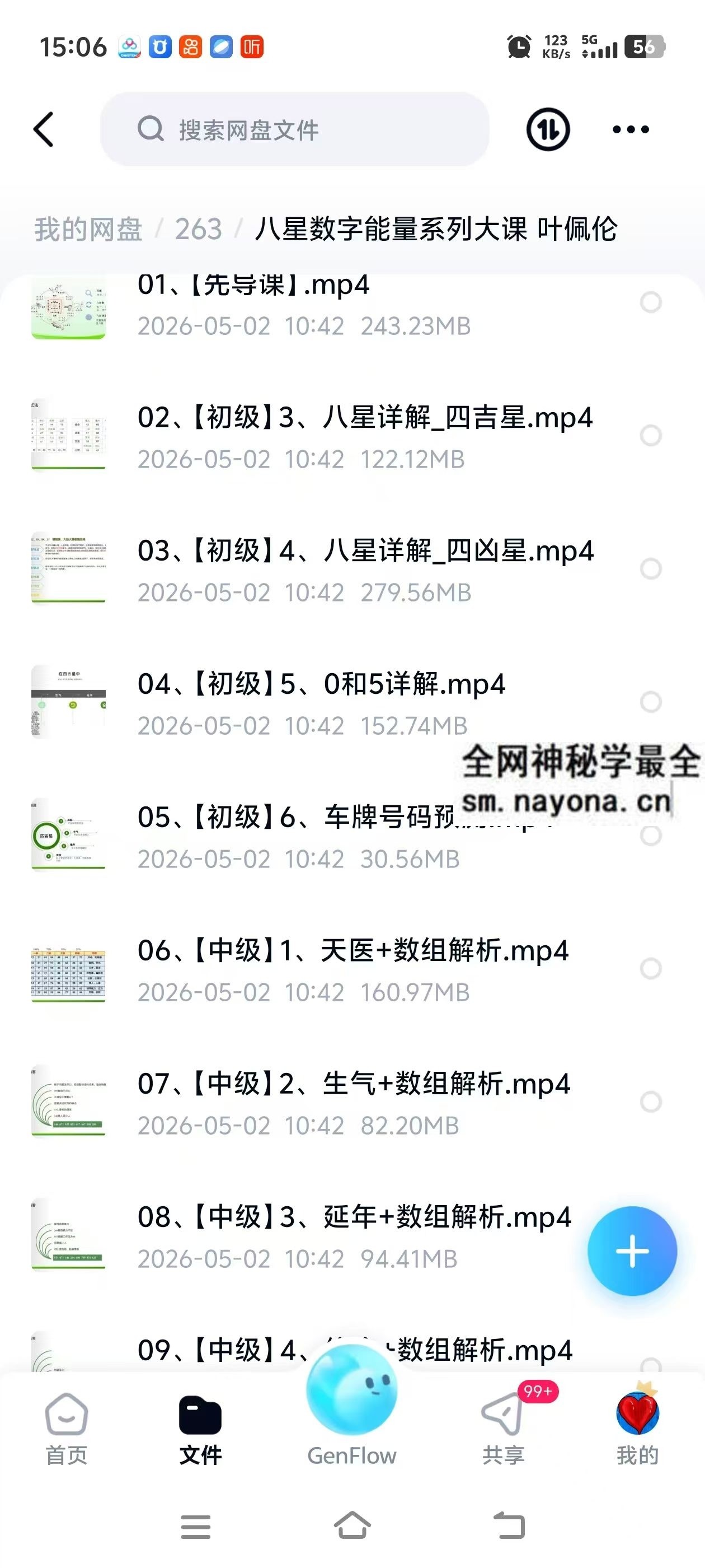 八星数字能量系列大课 叶佩伦