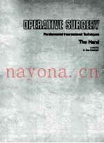 OPERATIVE SURGERY FUNDARMENTAL INTERNATIONAL TECHNIQUES THE HAND