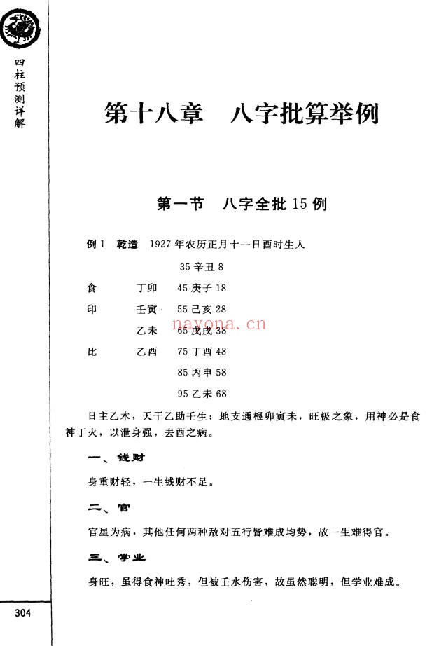 王长鸿四柱预测详解370页PDF 八字教程
