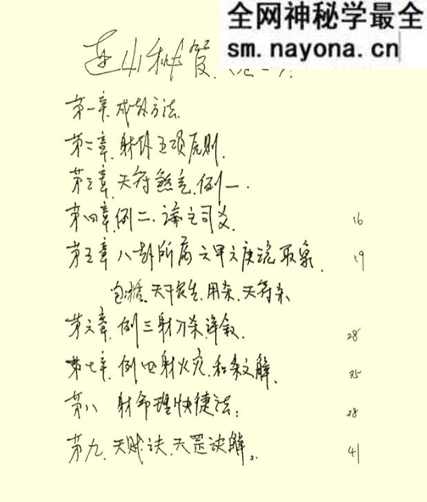 韩艺-《连山易秘笈卷二射卦》44页