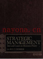 STRATEGIC MANAGEMENT TEXT AND CASES ON BUSINESS POLICY