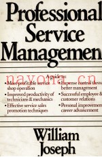 PROFESSIONAL SERVICE MANAGEMENT