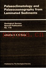 Palaeoclimatology and Palaeoceanography from Laminated Sediments