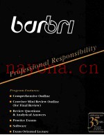 BARBRI  BAR REVIEW  PROFESSIONAL RESPONSIBILITY