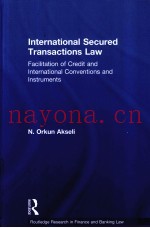 International Secured Transactions Law