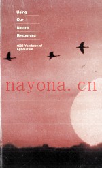 USING OUR NATURAL RESOURCES 1983 YEARBOOK OF AGRICULTURE