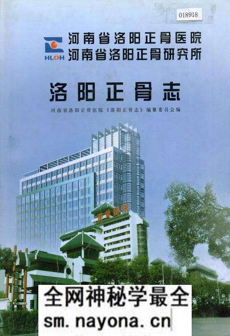 《洛阳正骨志》.pdf电子版_河南省志预览图