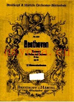 Konzert für Violine und Orchester D-dur op.61 nr.4343