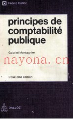 PRINCIPES DE COMPTABILITé PUBLIQUE