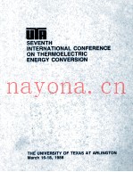 PROCEEDINGS OF THE SEVENTH INTERNATIONAL CONFERENCE ON THERMOELECTRIC ENERGY CONVERSION
