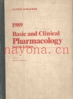 1989 BASIC AND CLINICAL PHARMACOLOGY  FOURTH EDITION