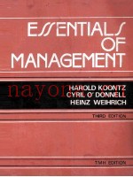 ESSENTIALS OF MANAGEMENT