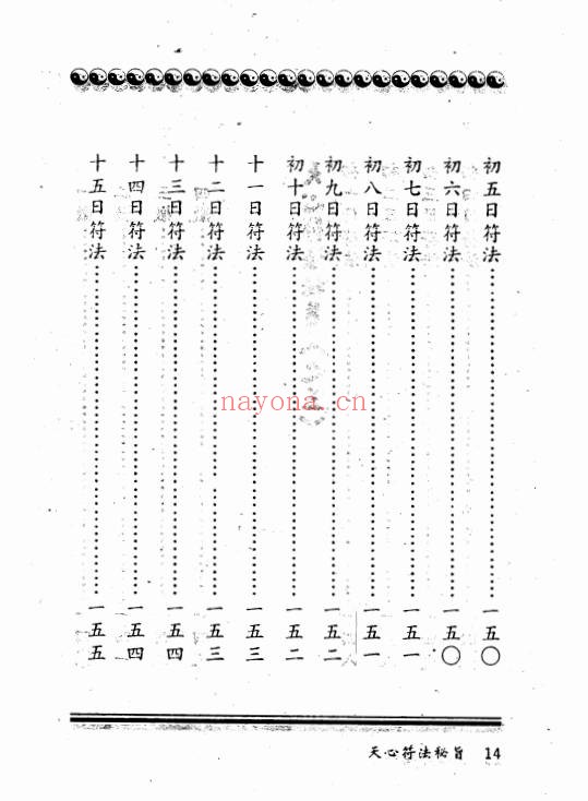 台版进源书局天心符法秘旨292页PDF 符咒秘本