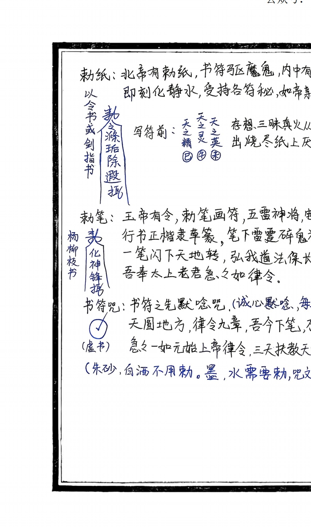 修水戴家符咒秘奥24双页电子版 ：