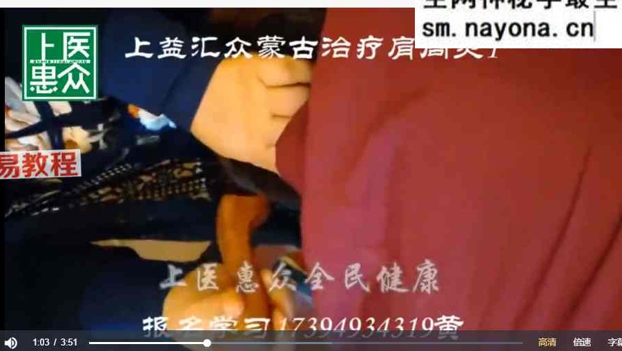 蒙医祖传手法针灸线下培训录制视频-往期学员复习区 视频43集