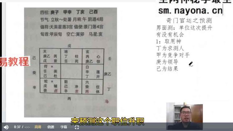 胡潇《奇门测算大讲堂》22集视频