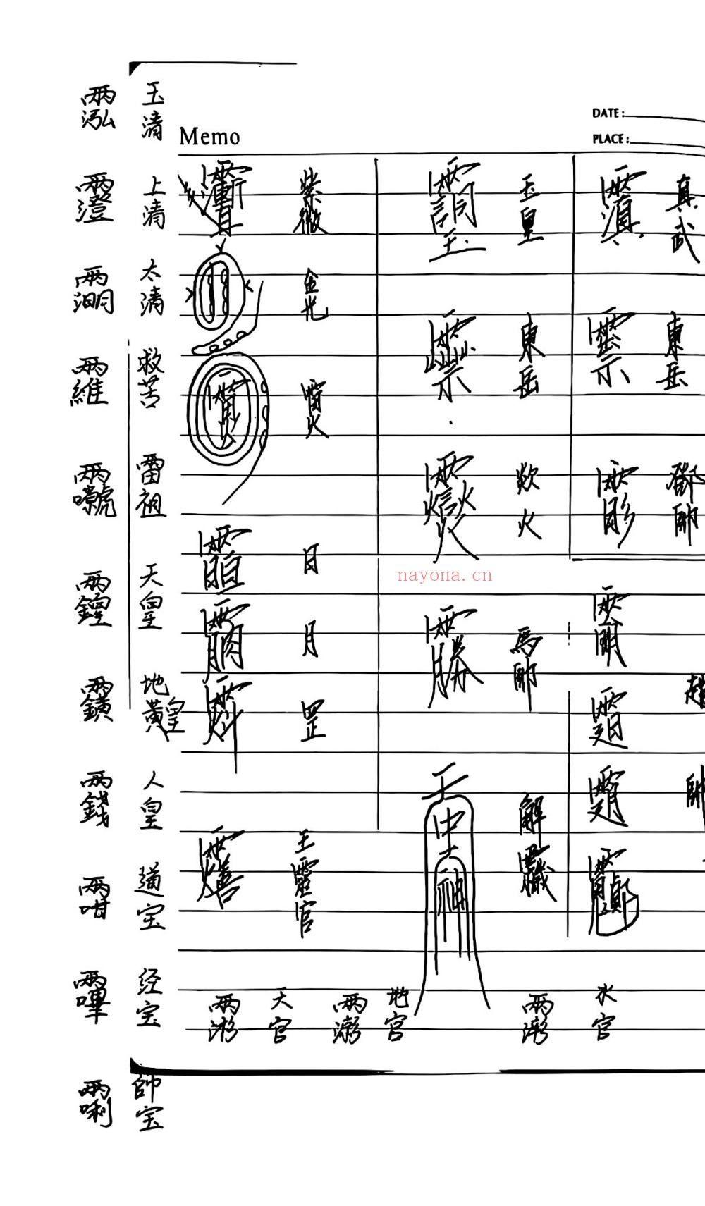 西南清微玉京雷坛94页电子版 ：