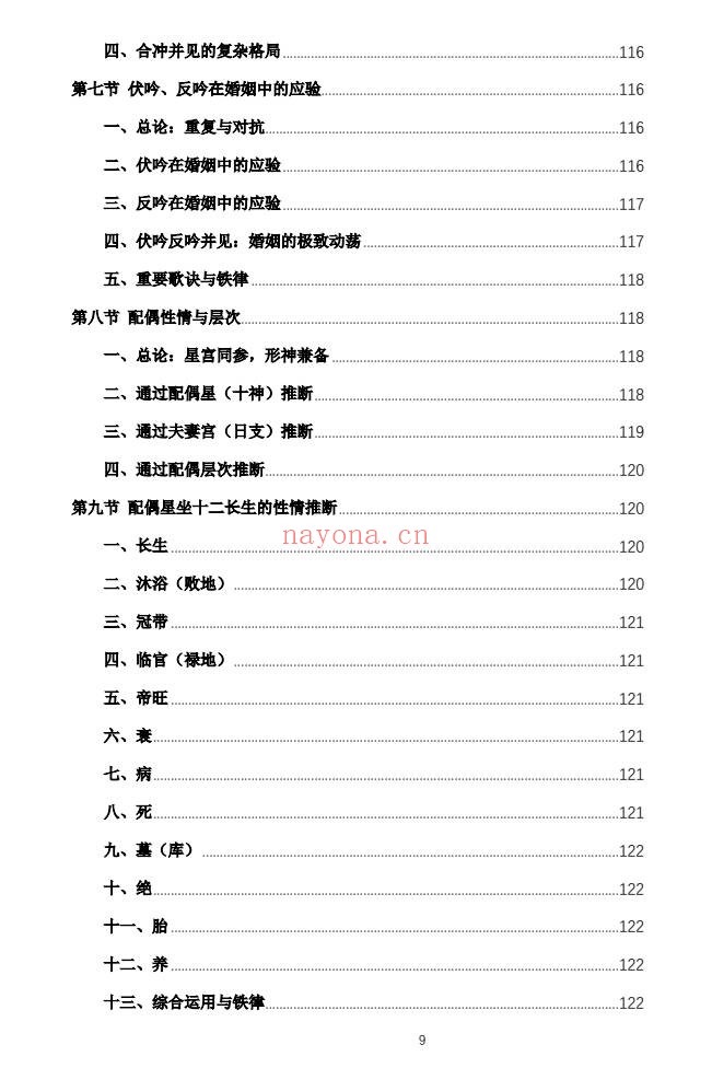 杨春波禄命法盲派六亲断法精要268页PDF 盲派命理