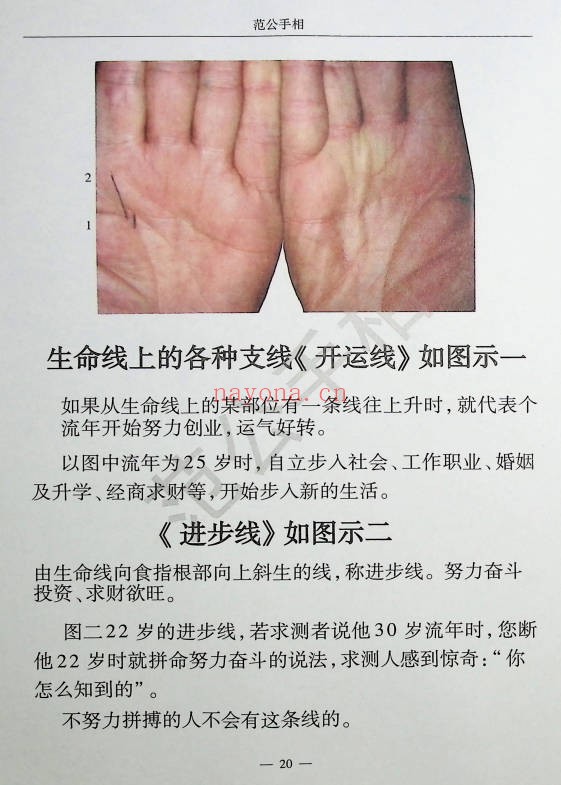 范炳檀范公手相254页PDF 手相教程
