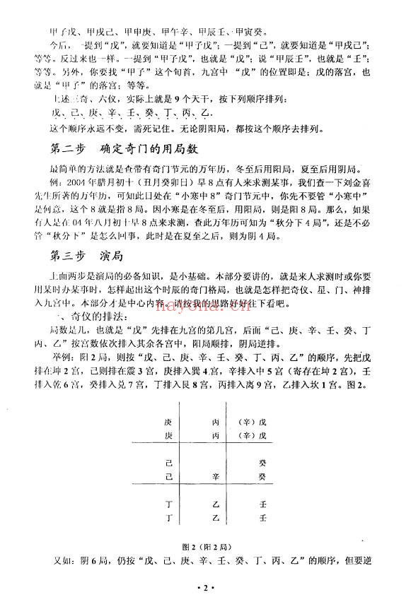 李长泉奇门断流年具体应事术48页PDF 奇门教程