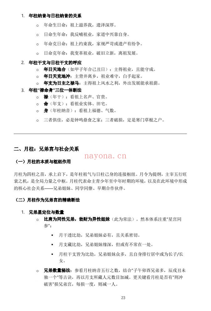 杨春波禄命法盲派六亲断法精要268页PDF 盲派命理