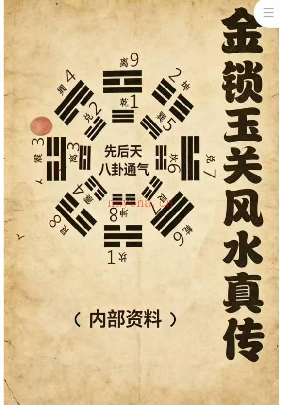 金锁玉关风水真传366页PDF 金锁玉关