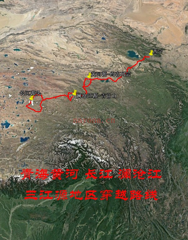 青海三江源自驾穿越路线（黄河+长江+澜沧江）