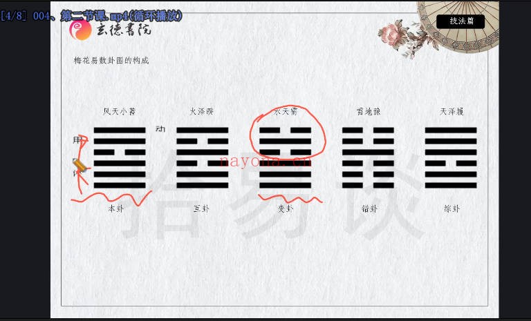 拾易谈2025梅花班8集视频 梅花易数