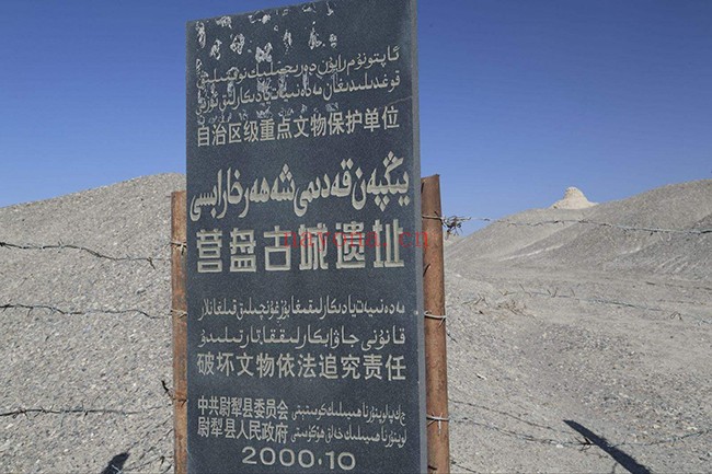 新疆罗布泊小河墓地营盘古城穿越路线(米兰古城)