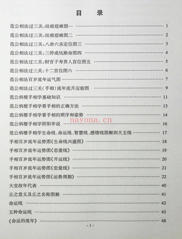 范炳檀范公手相254页PDF 手相教程