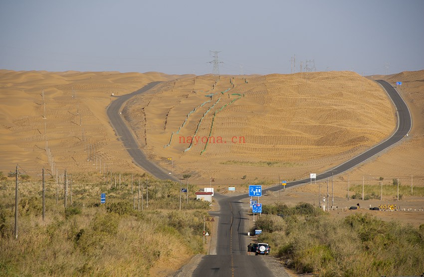 新疆塔克拉玛干沙漠N39-N40穿越路线