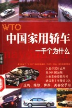中国家用轿车 WTO一千个为什么
