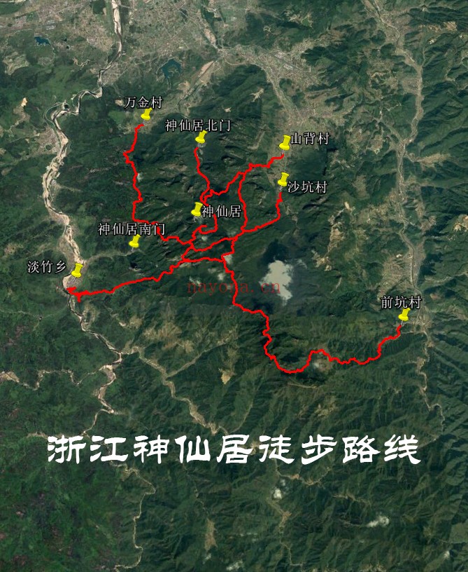 浙江神仙居徒步路线