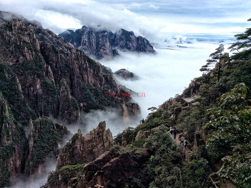 安徽黄山景区徒步路线