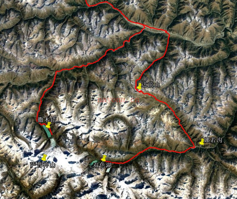 西藏比如县萨普神山双色湖六日游路线