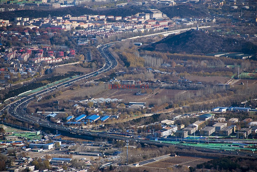 北京西山俯瞰京城路线