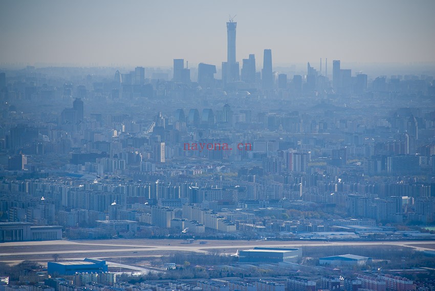 北京西山俯瞰京城路线